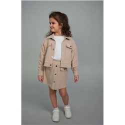 Вельветовый костюм для девочки Happyfox