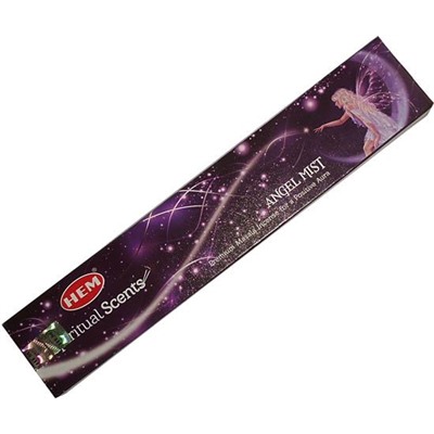 ANGEL MIST Premium Masala Incense, Hem (АНГЕЛЬСКИЙ ТУМАН премиум масала благовония палочки, Хем), уп. 15 г.