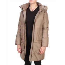 GWD21533P DARK BEIGE Пальто зимнее женское PURELIFE (200 гр .холлофайбер) размеры 46-48-50-52-54