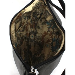 Сумка женская искусственная кожа VSH-0265,  1отд+карм/перег,  плечевой ремень,  черный 253658