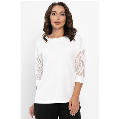 Джемпер В гармонии с собой НЬЮ (молочный) Б14117-48М