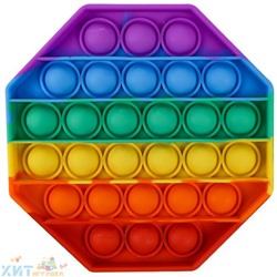 POP IT antistress Сенсорная игрушка с пузырьками МНОГОУГОЛЬНИК / Вечная пупырка, popit_mnogougolnik, 1301019, 1301042