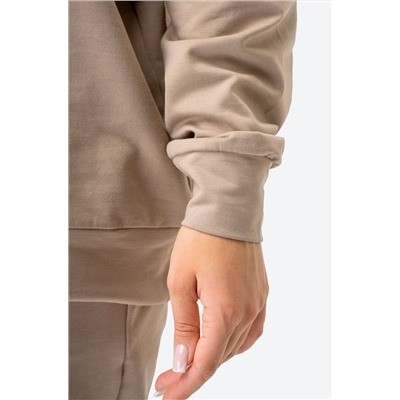 Женский костюм оверсайз из футера двухнитки Happyfox