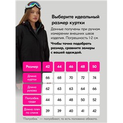 Горнолыжный костюм женский зимний черного цвета 07015Ch