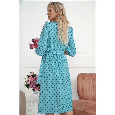 Платье Розетта (бирюзовое) П14114-45М