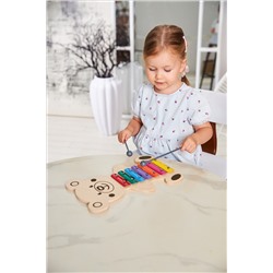 Детский металлофон «Мишка» 7 нот