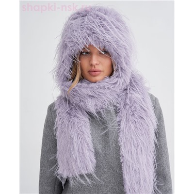 Леона экомех страус Капюшон женский (56-58)