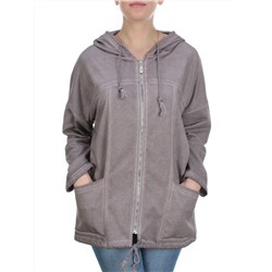 881 BROWN Худи длинное женское (95% хлопок, 5% полиэстер) размер 56