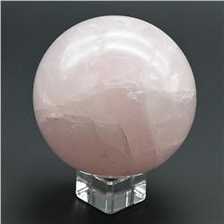 Шар из розового кварца, диаметр 72мм
