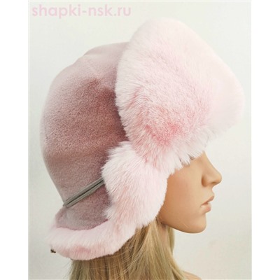 Север искусственный мех Ушанка женская (56-58)