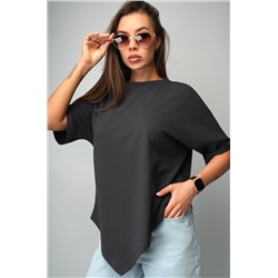 Женская асимметричная футболка Happyfox