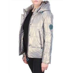 8262 SILVER Куртка демисезонная женская BAOFANI (100 гр. синтепон) размер 52