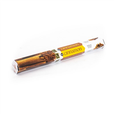 CINNAMON fab series Premium Incense Sticks, Zed Black (КОРИЦА премиум благовония палочки, Зед Блэк), уп. 20 палочек.