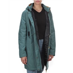 22-908 GRAY/GREEN Куртка демисезонная женская (100 гр. синтепон) PLOOEPLOO размеры 50-52-54-56-58-60