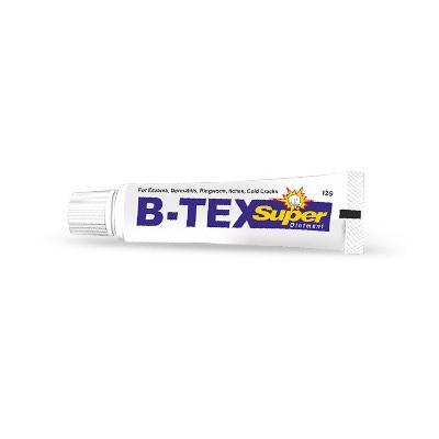 B-TEX SUPER Ointment (Би-текс, мазь, травяное средство от кожных заболеваний, тюбик), 12 г.