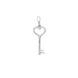 Подвеска из серебра куб.циркон., В10-0063