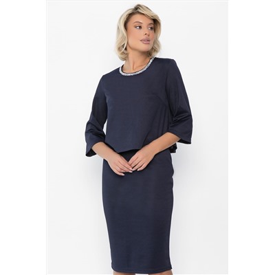 Костюм Леди люкс (синий) К14047-10М