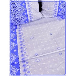 Постельное белье Шуйская бязь Крестики синие 8334-2