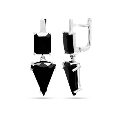 Серьги из серебра оникс, Шедевр