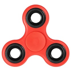 Антистресс Hand Spinner Спиннер 8см красный с черными вставками SH 999389
