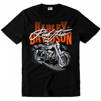 Футболка "Harley-Davidson (Ride free)"