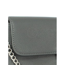 Сумка женская искусственная кожа Ch&K-8687,  1отд,  плечевой ремень,  серый 257642