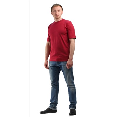 Футболка бордовая