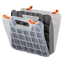 Органайзер для мелочей Blocker Expert 13" двухсторонний BR383410026 серо-свинцовый/оранжевый