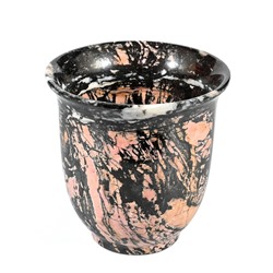 Кружка с блюдцем из яшмы 125*125*95 мм