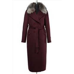 02-3016 Пальто женское утепленное (пояс)