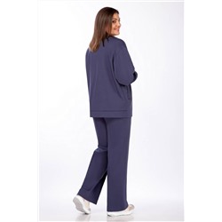 Ольга Стиль С-764 серовато-синий, Брюки,  Жакет
