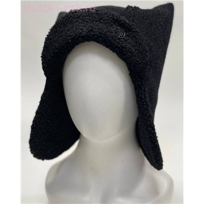 Кошка бархат Ушанка флис (56-58)