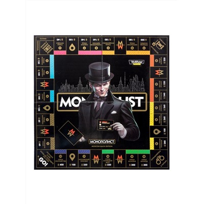 Настольная экономическая игра для большой компании «Монополист» Black Edition. Серия Tom Toyer