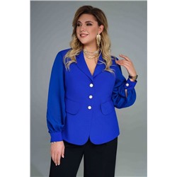 Pretty 2122 электрик-черный, Брюки,  Жакет