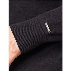 Водолазка тонкой вязки из хлопка с нейлоном