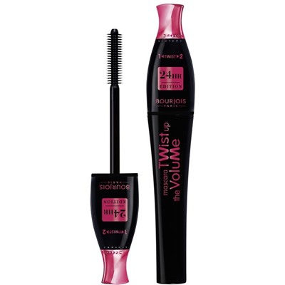 ,BOURJOIS  Тушь Twist up the Volume mascara 24h Удл.и подкр.Черная (стикер Тестер) АКЦИЯ!СКИДКА 50%