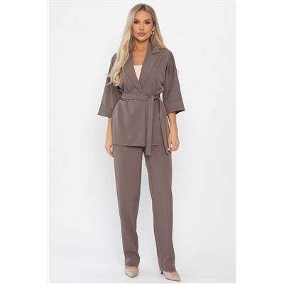 Костюм брючный Скрипка (кофе с молоком) К14376-12М