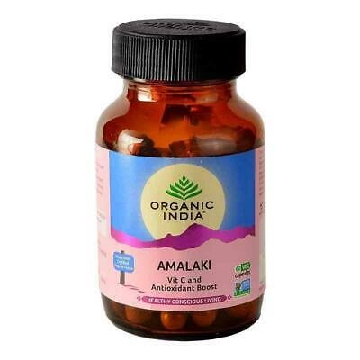 AMALAKI Vit C and Antioxidant Boost, Organic India (АМАЛАКИ, источник витамина С и антиоксидант, Органик Индия), 60 капс.