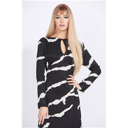 EOLA 2321 черный_рисунок, Платье