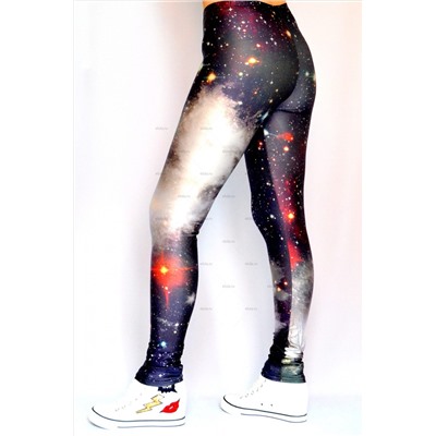 Alisa galaxy-3  Леггинсы с «сияющим» принтом «3D»