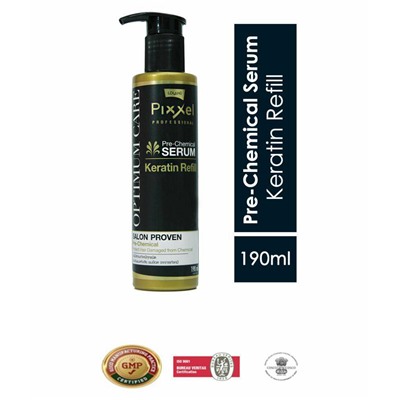 Pixxel Professional PRE-CHEMICAL SERUM, Keratin Refill, Lolane (Сыворотка для Восстановления волос ПЕРЕД ИСПОЛЬЗОВАНИЕМ ХИМИЧЕСКИХ СРЕДСТВ ОКРАСКИ И ЗАВИВКИ, Лолейн), 190 мл.