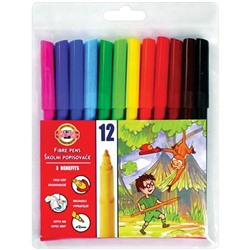 Фломастеры 12 цв. Koh-I-Noor ZOO 1002 АКЦИЯ! СКИДКА 10%