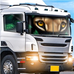 Автошторы Животные Лев