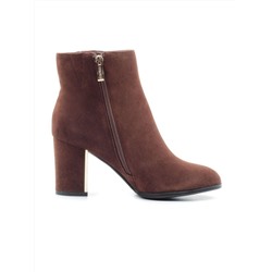 CDMD02-2 BROWN Ботильоны женские (натуральная замша, байка) размер 35