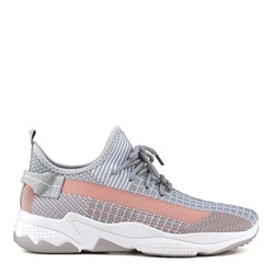 Кроссовки ЭСО WANNGO серые, ПВХ, мод.WGS-01-T-1, женские
