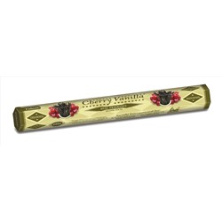 Tulasi CHERRY VANILLA Dual Fragrance Incense Sticks, Sarathi (Туласи благовония ВИШНЯ ВАНИЛЬ, Саратхи), уп. 20 палочек.