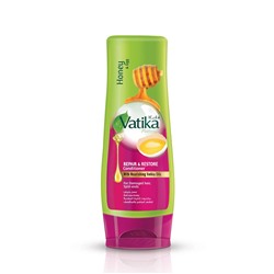 Vatika HONEY AND EGG Repair and Restore Conditioner, Dabur (Ватика МЕД И ЯЙЦО Кондиционер ИСЦЕЛЕНИЕ И ВОССТАНОВЛЕНИЕ для поврежденных и секущихся волос, Дабур), 200 мл.