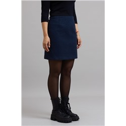 Mirolia 1071 синяя-клетка, Юбка,  Жакет