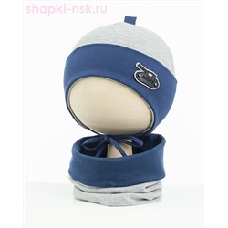 02-26-BT Комплект (шапка+снуд) (46-48)