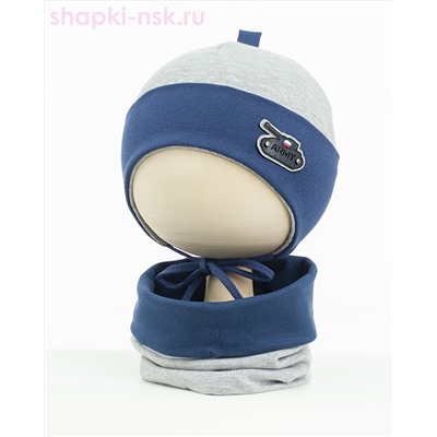 02-26-BT Комплект (шапка+снуд) (46-48)